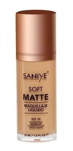 Maquillaje Soft Matte Larga Duraci N Cobertura Alta Saniye Meses Sin