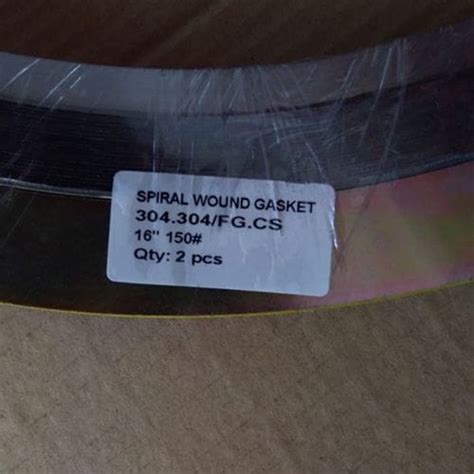 ANSI B16 20 Spiral Wound Gasket 16 Inch 150 LB Style CGI China