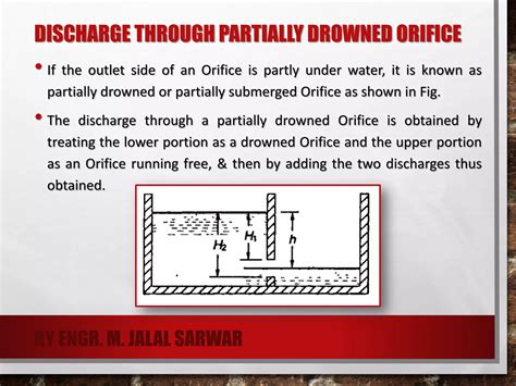 Flow Through Orifices Hydraulics Ppt