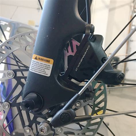 Adapter for Flat Mount Caliper on Post Mount - A.S. Solutions