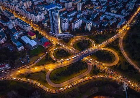 Foto Dron Cum Au Blocat Doi Oferi Tot Traficul Clujean Vineri