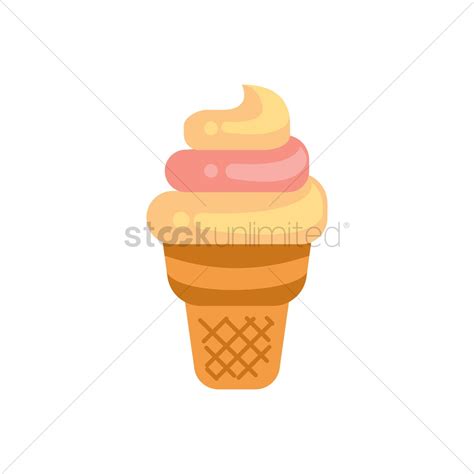 Ice Cream Cone Vector at Vectorified.com | Collection of Ice Cream Cone ...