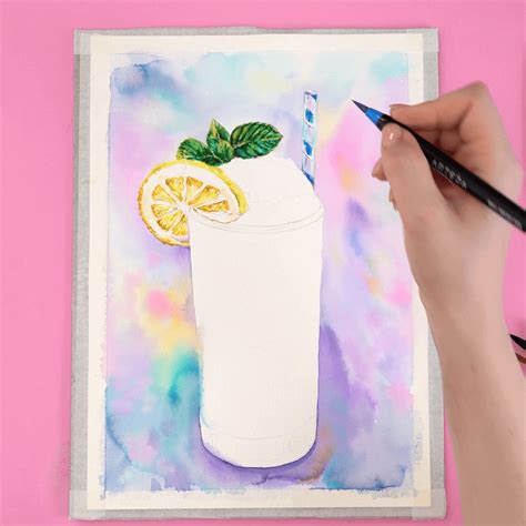 Discover How to Use Arteza Watercolor Brush Pens in this Cocktail ...