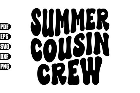 Summer Cousin Crew Svg Graphic By Creativekhadiza124 · Creative Fabrica