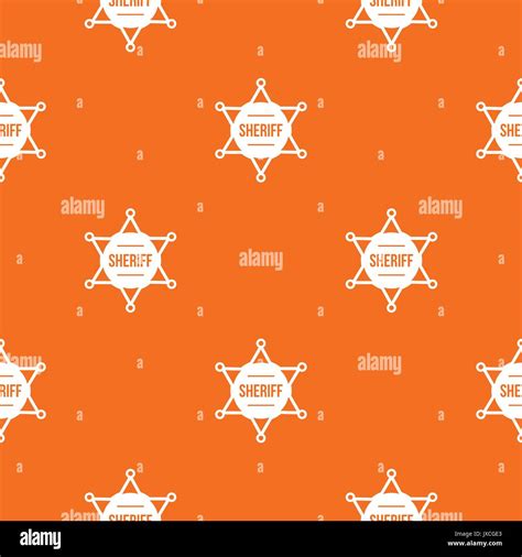 Sheriff Badge Pattern Seamless Stock Vector Image And Art Alamy