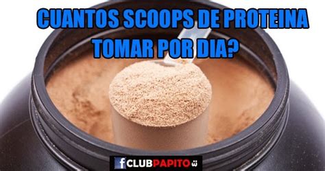 Club Papito 3 Cuantos Scoops De Proteina Debo Tomar Al Dia 3