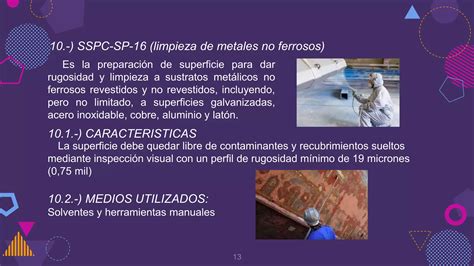 Tecnicas de limpieza y preparación de superficies metalicas pdf PPT