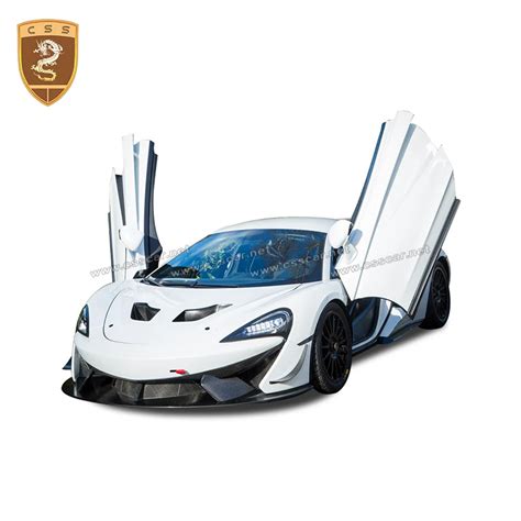 For Mclaren 540c 570s Dry Carbon Fiber Front Bumper Wind Knife Upgrade