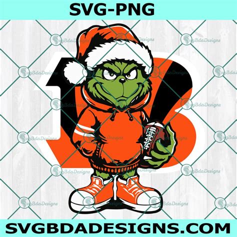 Baby Grinch Cincinnati Bengals Svg