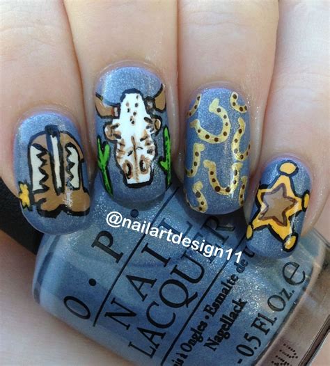 Western Nails Cowboy Nails Rodeo Nails Country Nails