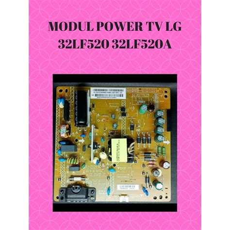 Jual MODUL POWER TV LG MODEL 32LF520 32LF520A Shopee Indonesia