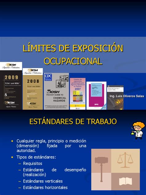 8 0 Limites De Exposicion Ocupacional Pdf Contaminación