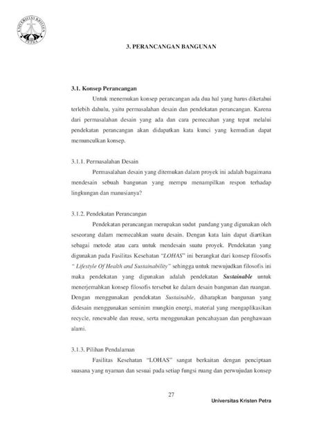 Pdf 3 Perancangan Bangunan 31 Konsep Perancangan · Tabel 31