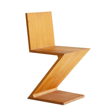 Gerrit Rietveld Zig Zag Chair At 1stdibs Haberman Chair Zigzag Chair