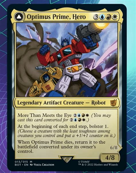 New Transformers Magic The Gathering Cards Revealed