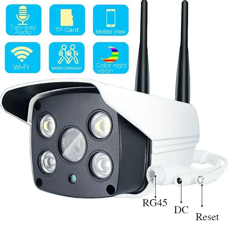 1080P 720P Outdoor Wifi IP Camera Color Night Vision for Motion ...