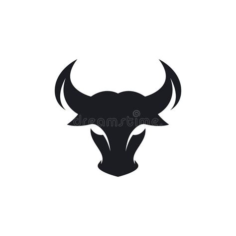 Icono Vectorial Del Logotipo De La Cabeza De Toro Ilustraci N Del