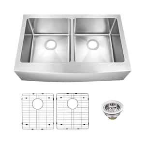 Cmi Parketon Undermount Stainless Steel In Double Bowl Curved