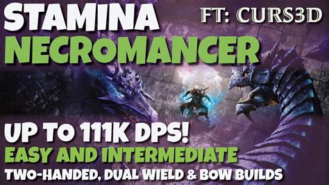 Stamina Necromancer Pve Guide Builds From K Dps To K Dps Ez