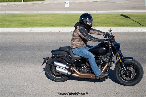 Harley Davidson Softail Fat Bob Review Webbikeworld