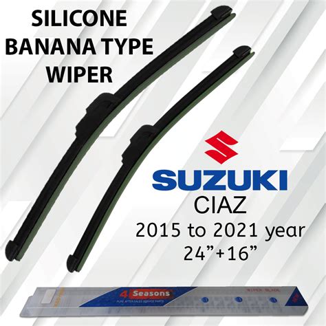 Ssonic Suzuki Wiper Blade Set Pair For Celerio Ciaz Da V Da W Ertiga