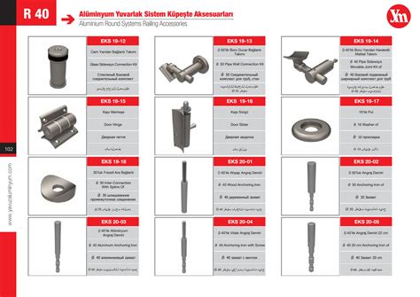 Alüminyum Yuvarlak Sistem Küpeşte Aksesuarları Yavuz Metal Alüminyum