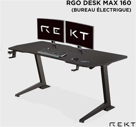 Rekt Rgo Desk Max Bureaux Gaming Sur Son Vid O