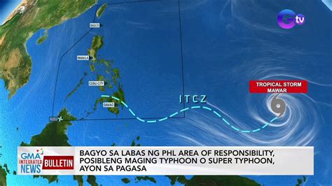 Bagyo Sa Labas Ng PAR Posibleng Maging Typhoon O Super Typhoon Ayon