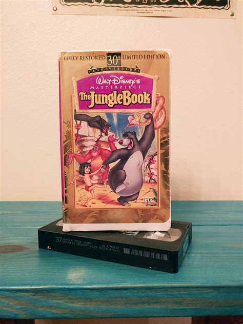 The Jungle Book 1967 30th Anniversary VHS Tape Etsy Hong Kong