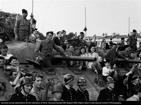 Paris Liberated 70 Years Ago Photos By Robert Capa