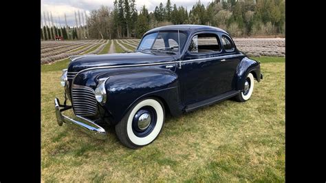 1941 Plymouth P11 Business Coupe Charvet Classic Cars Youtube