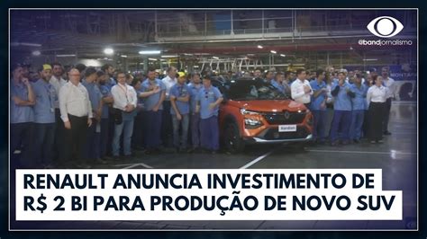 Renault anuncia investimento de R 2 bi para produção de novo SUV