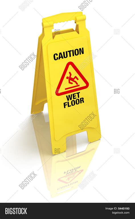 Caution Wet Floor Image And Photo Free Trial Bigstock