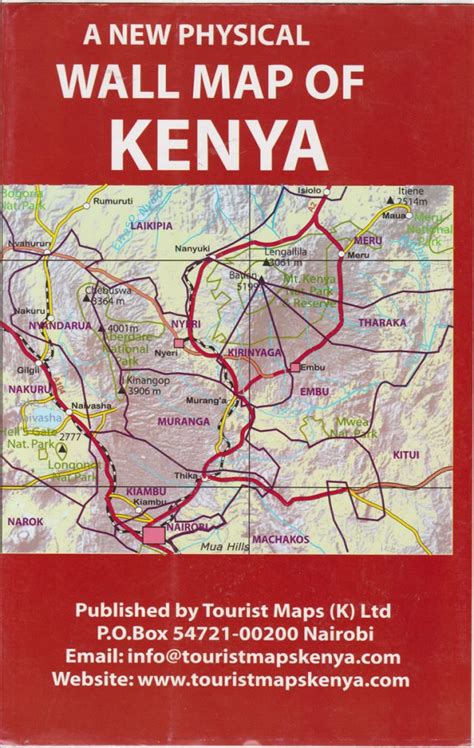 Physical Map Of Kenya Tmk Nuria Store