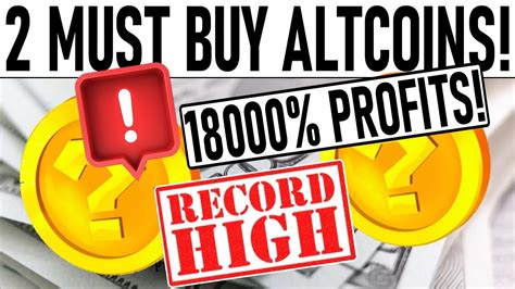 18000 PROFIT ALTCOIN PICKS 2 MUST BUY ALTCOINS PARABOLIC ALTCOIN GEM