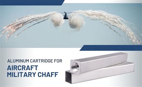 Aluminum Cartridge for Aircraft Military Chaff