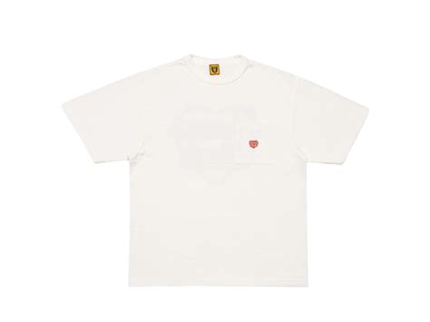 Sasom เสื้อผ้า Human Made Pocket T Shirt White เช็คราคาล่าสุด