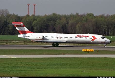 Oe Lmo Austrian Airlines Mcdonnell Douglas Md Dc Photo By