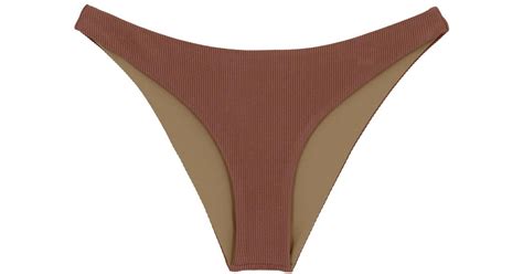 JADE Swim Most Wanted Bikini Bottom In Brown Lyst