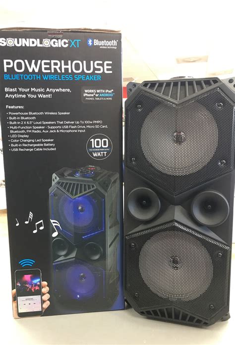 Soundlogic Xt Powerhouse Watt Wireless Bluetooth Speaker For Sale