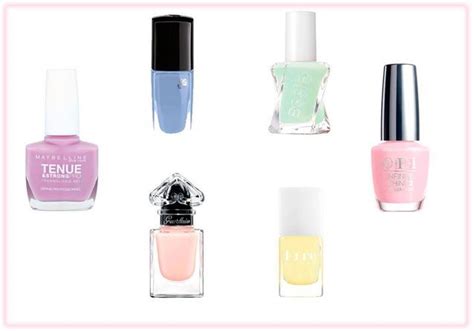 20 vernis pastel pour un été tout doux Elle