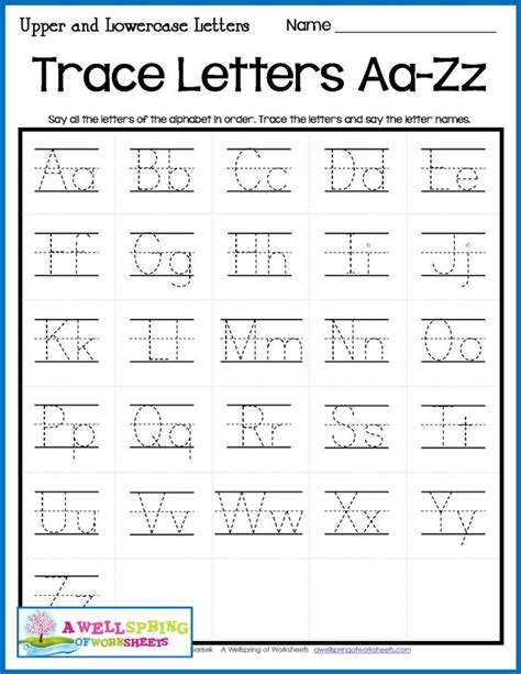 Alphabet Letter Tracing On Primary Writing Lines Alphabet intended for ...