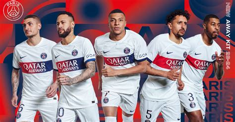 Neymar e Mbappé PSG lança novo uniforme de visitante futebol