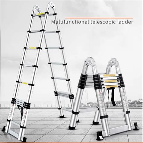 Telescopic Folding Aluminium Step Ladder M M Model Name