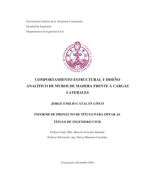 Pdf Comportamiento Estructural Y Dise O Anal Tico De Muros De