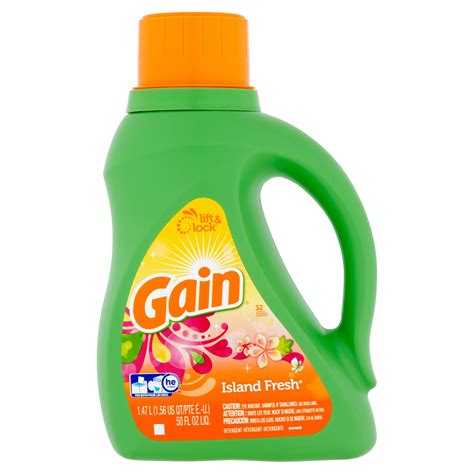 Gain Liquid Laundry Detergent Island Fresh Scent 32 Loads 50 Fl Oz