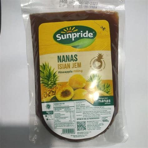 Jual SUNPRIDE Selai Filling Nanas 500gram Exp 2025 DONNY Shopee