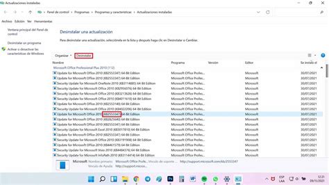 C Mo Desinstalar Actualizaciones En Windows