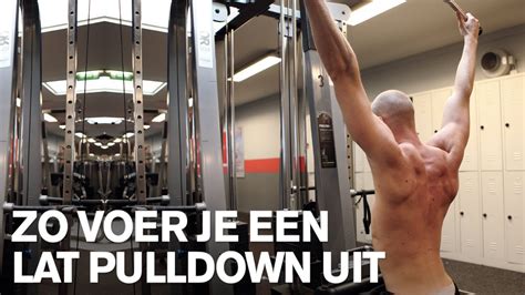 Lat Pulldown: dé oefening om naar een pull up toe te werken - YouTube