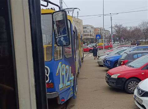 Defecțiune la un tramvai care circula pe linia 101 din Ploiești A